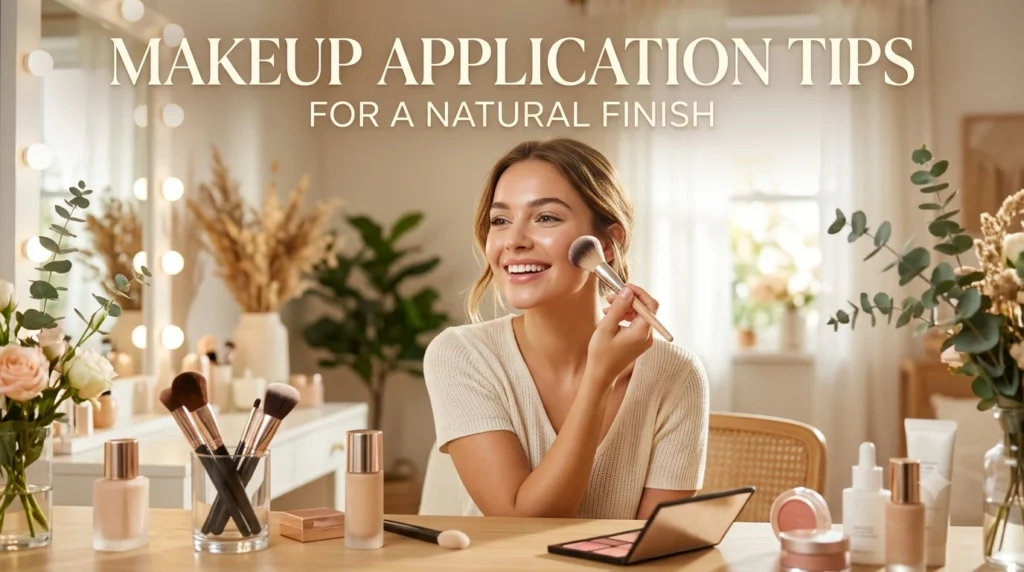 Makeup Application Tips for a Natural Finish