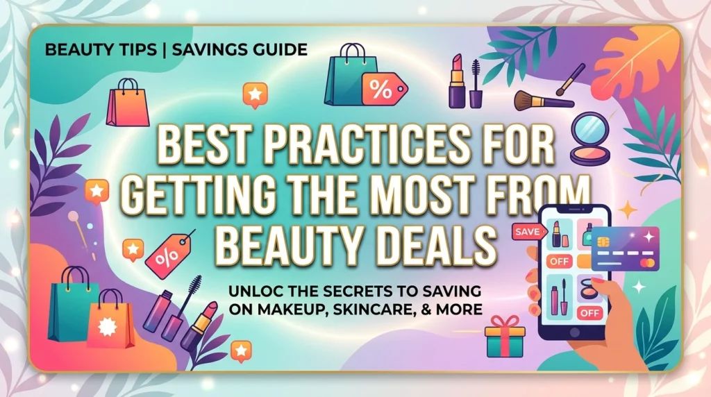 Best Practices for Getting the Most From Beauty Deals