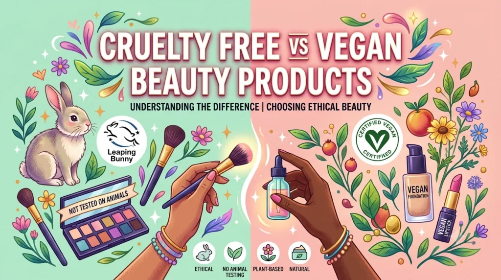 Cruelty Free vs Vegan Beauty Products