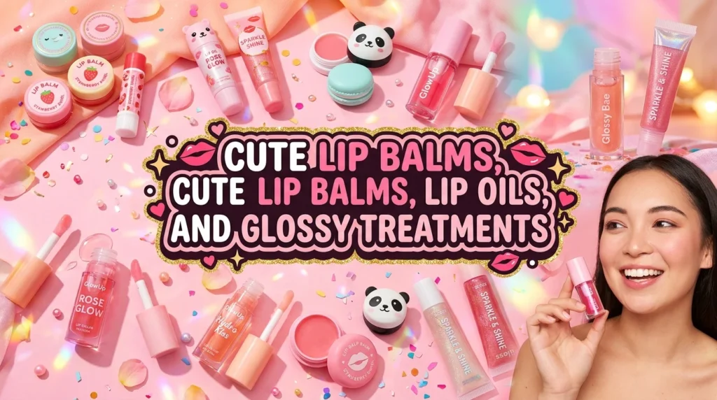 Cute Lip Balms, Lip Oils, and Glossy Treatments