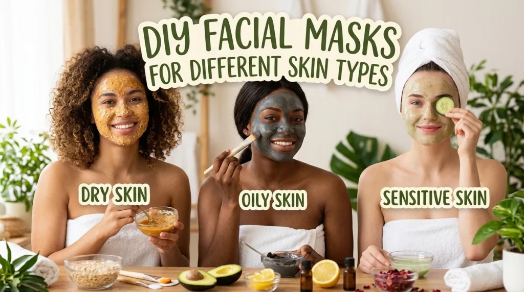DIY Facial Masks for Different Skin Types