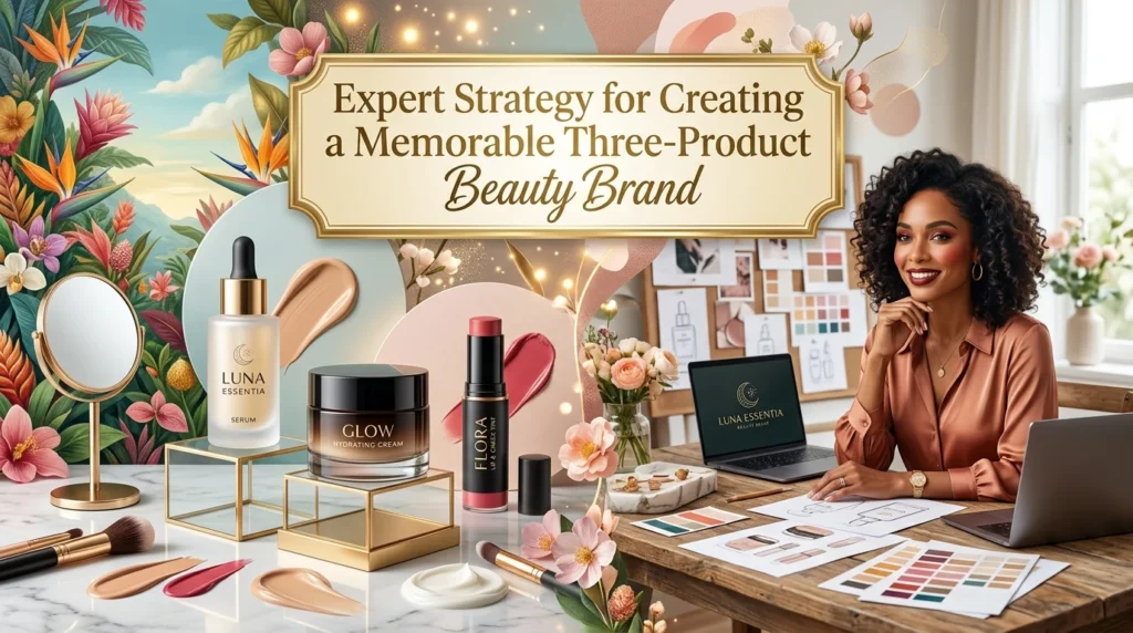 Expert Strategy for Creating a Memorable Three-Product Beauty Brand