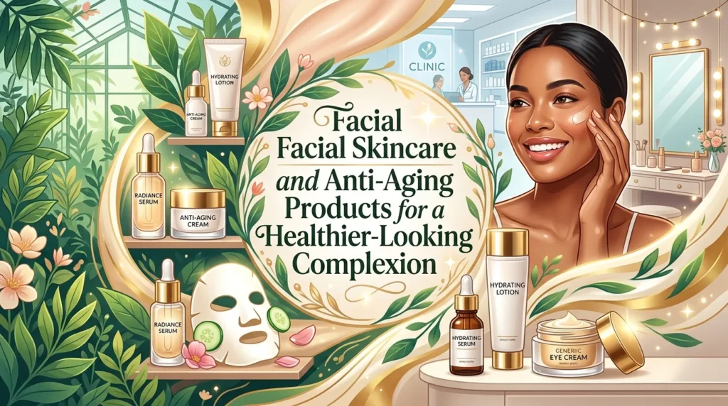 Facial Skincare and Anti-Aging Products for a Healthier-Looking Complexion