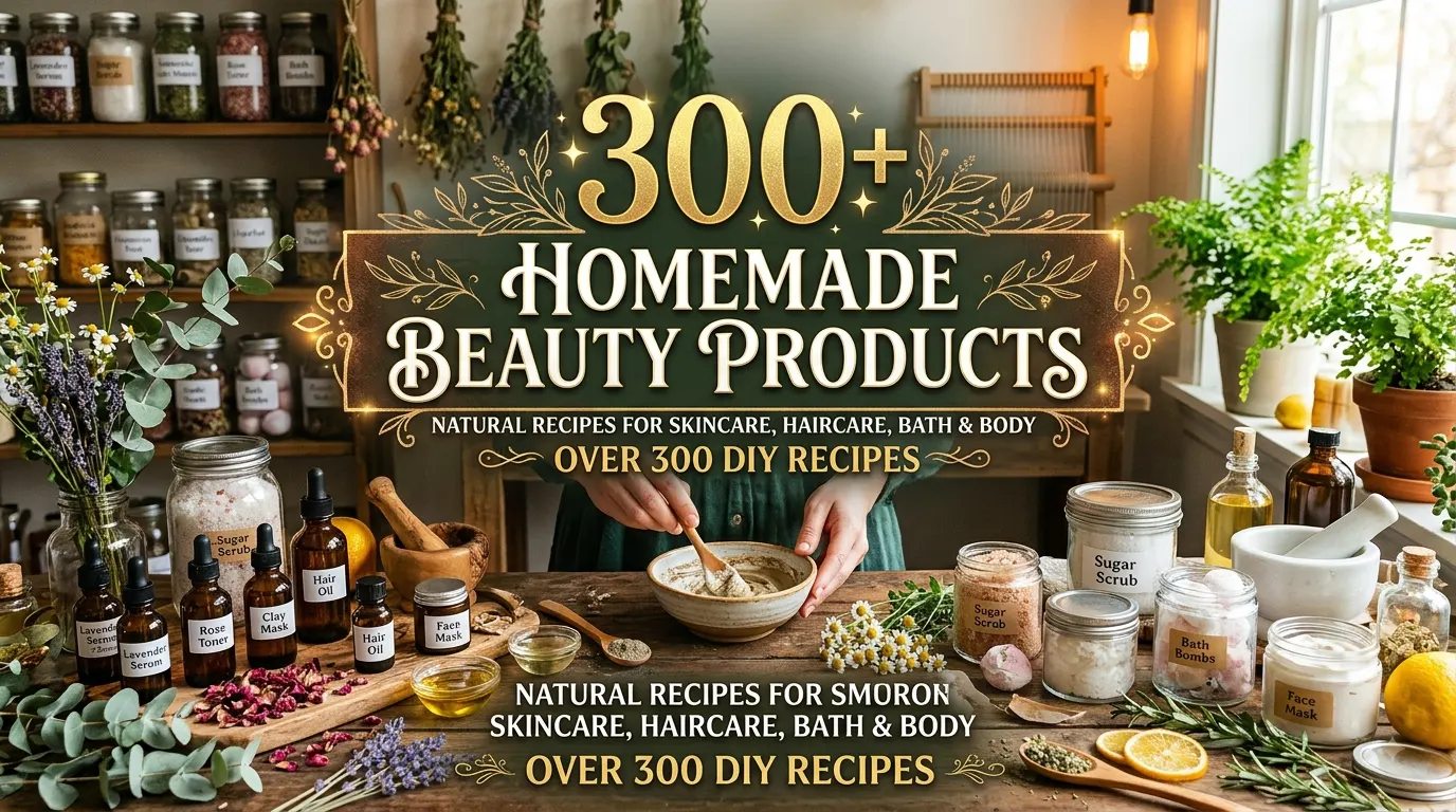 300+ Homemade Beauty Products