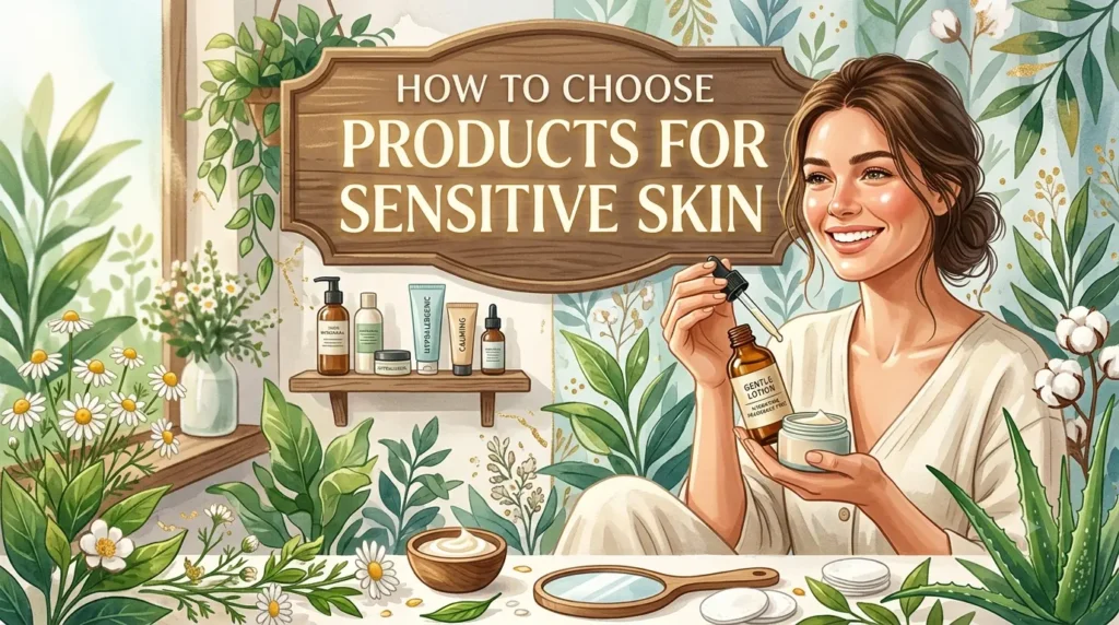 How to choose products for sensitive skin