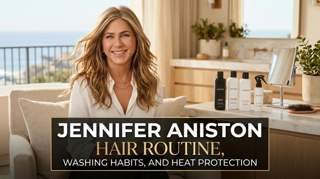 Jennifer Aniston Hair Routine, Washing Habits, and Heat Protection