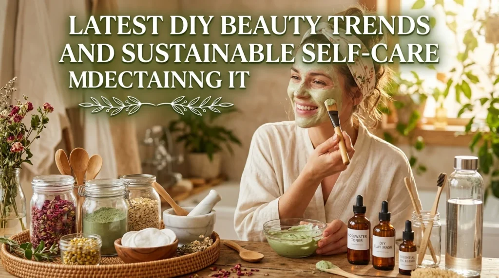 Latest DIY Beauty Trends and Sustainable Self-Care