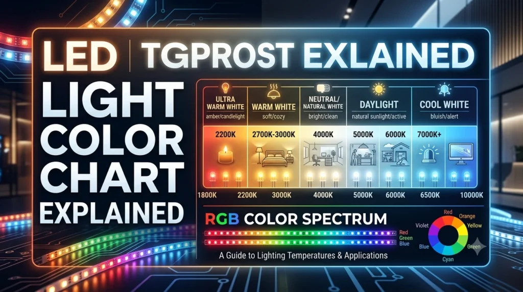 LED Light Color Chart Explained