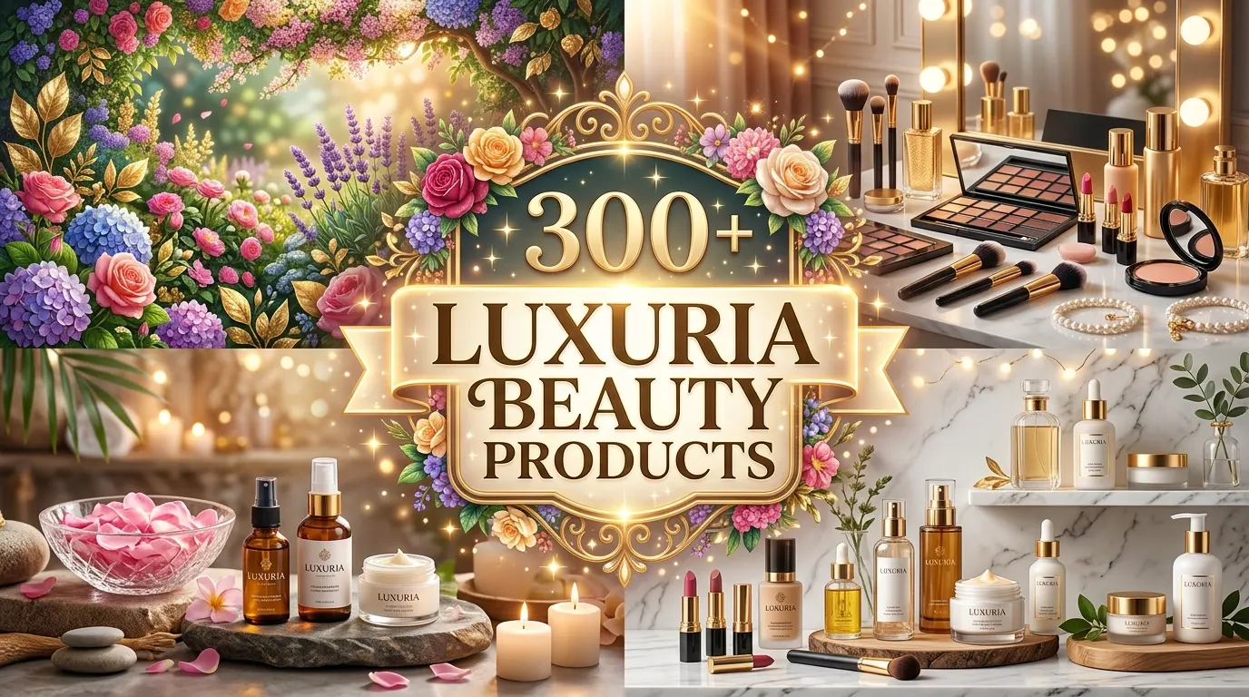 300+ Luxuria Beauty Products