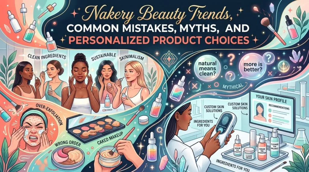 Nakery Beauty Trends, Common Mistakes, Myths, and Personalized Product Choices