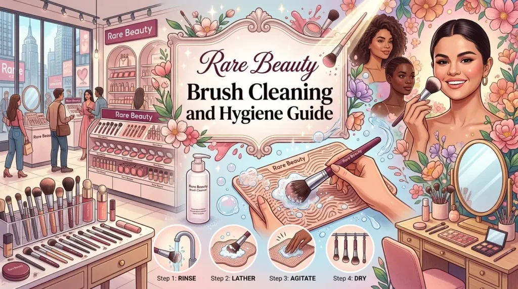 Rare Beauty Brush Cleaning and Hygiene Guide