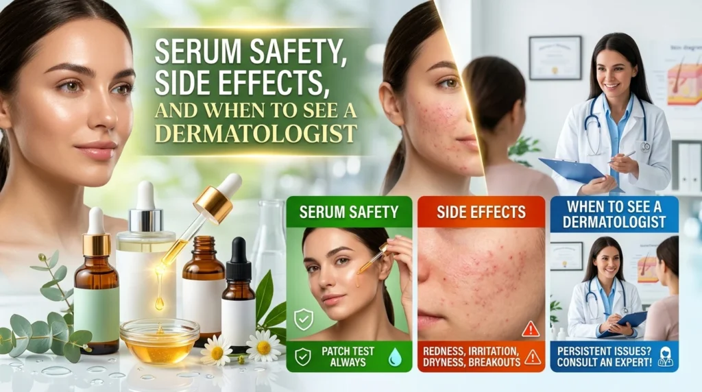 Serum Safety, Side Effects, and When to See a Dermatologist