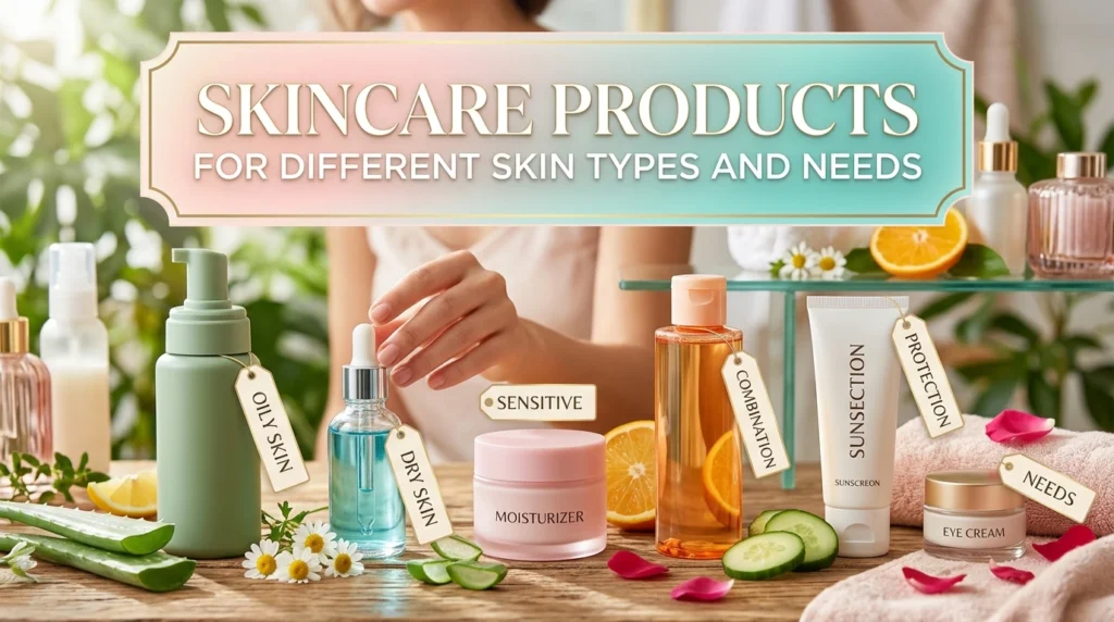 Skincare Products for Different Skin Types and Needs