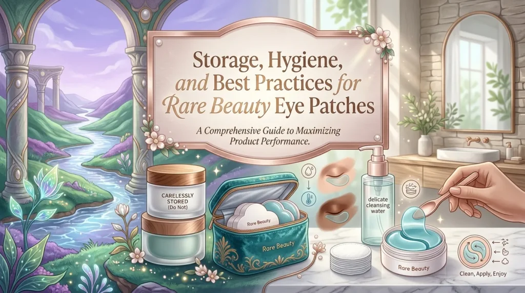 Storage, Hygiene, and Best Practices for Rare Beauty Eye Patches