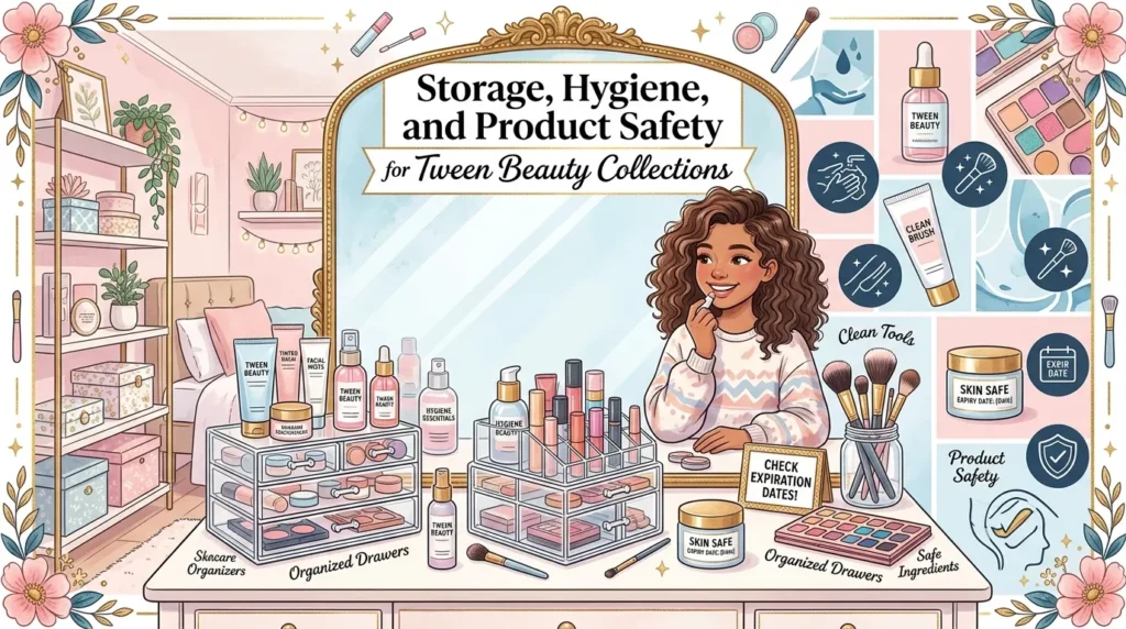 Storage, Hygiene, and Product Safety for Tween Beauty Collections