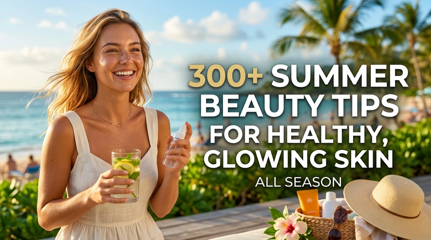 300+ Summer Beauty Tips for Healthy, Glowing Skin All Season