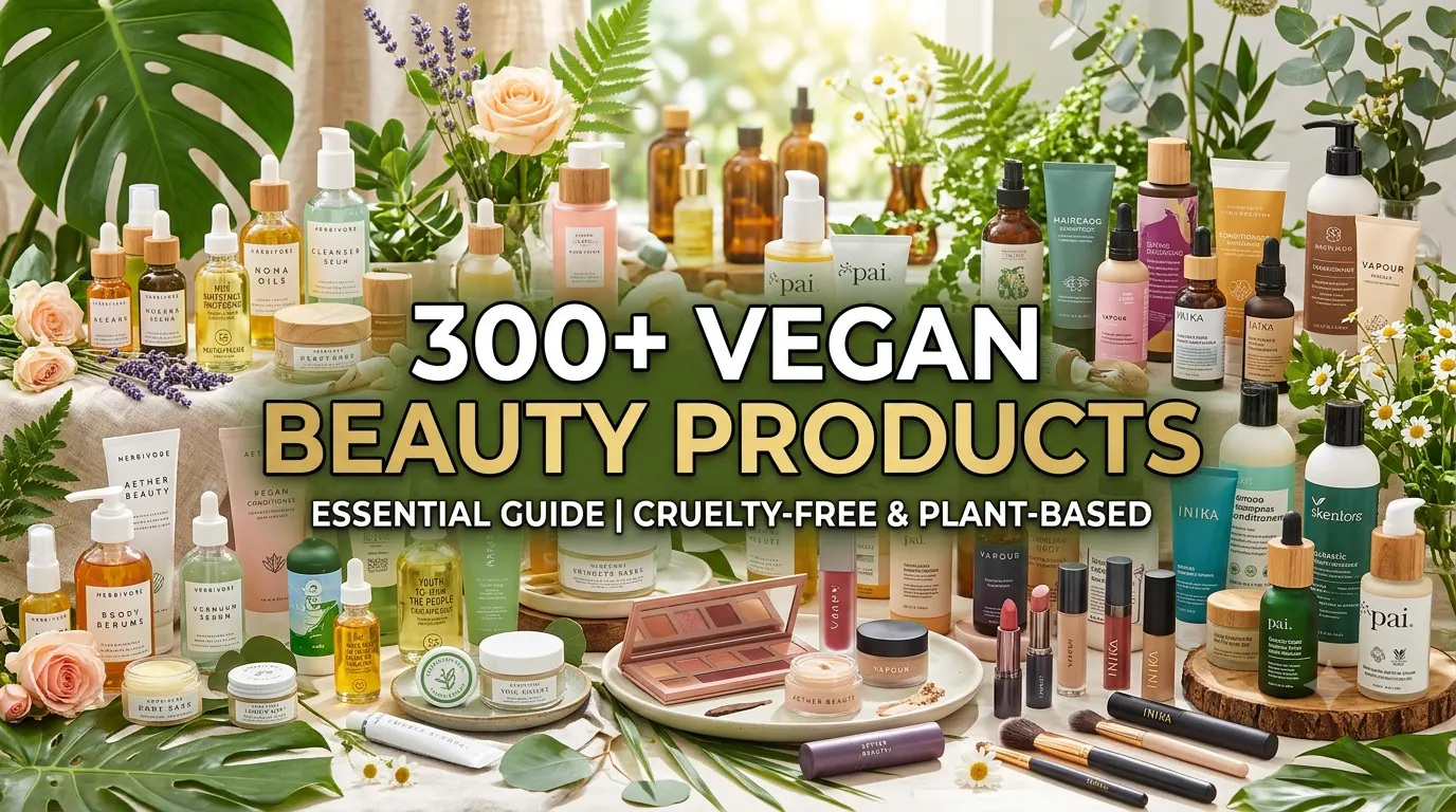 300+ Vegan Beauty Products