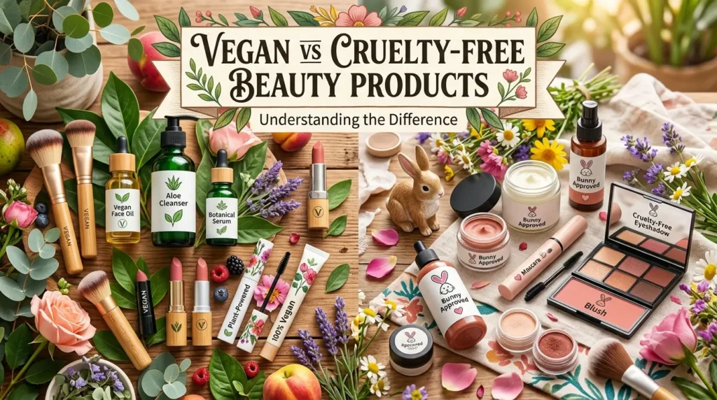 Vegan vs Cruelty-Free Beauty Products