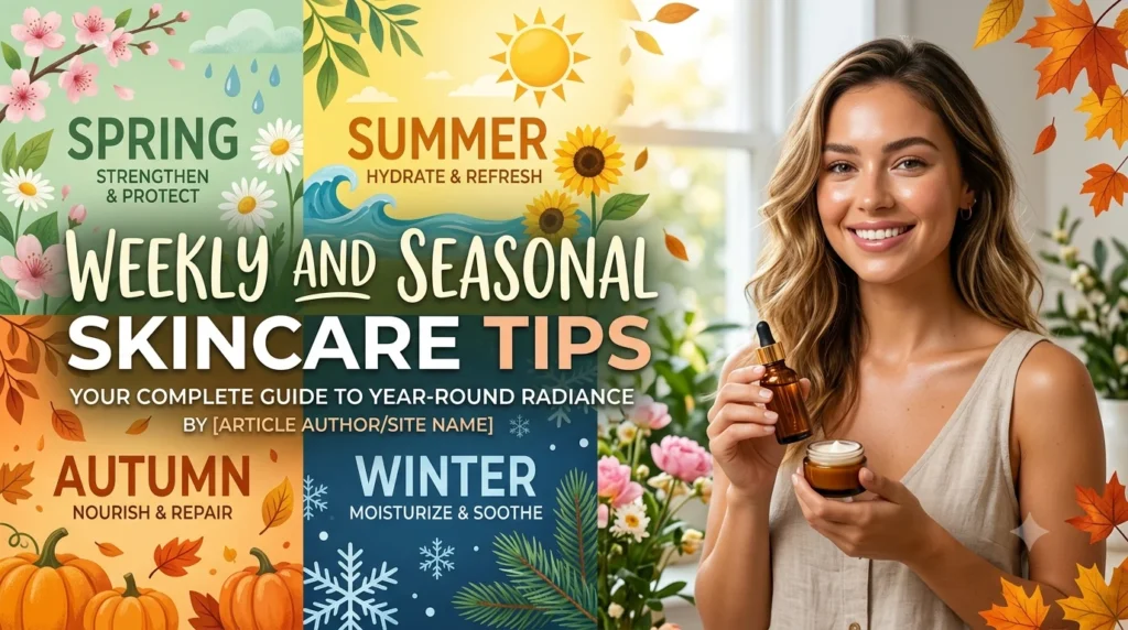 Weekly and Seasonal Skincare Tips