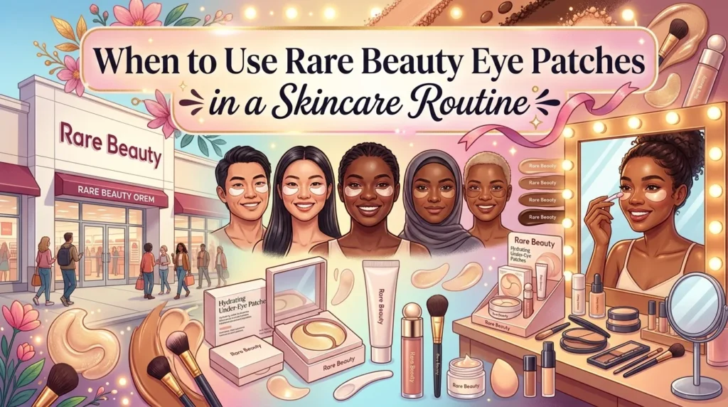 When to Use Rare Beauty Eye Patches in a Skincare Routine