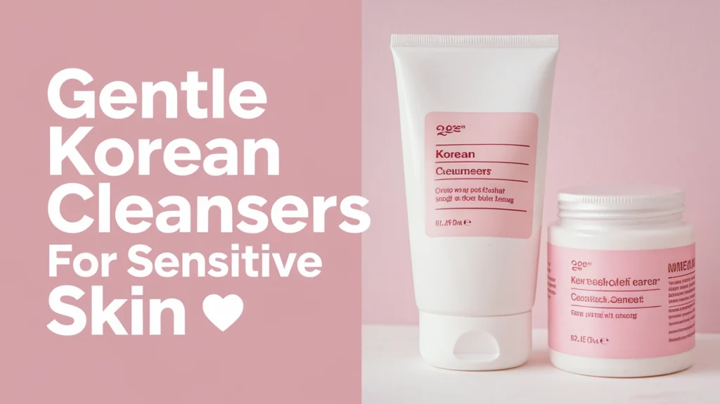 Gentle Korean Cleansers for Sensitive Skin