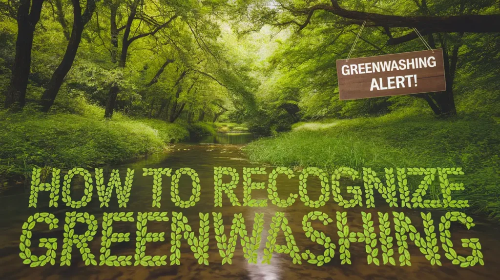 How to Recognize Greenwashing