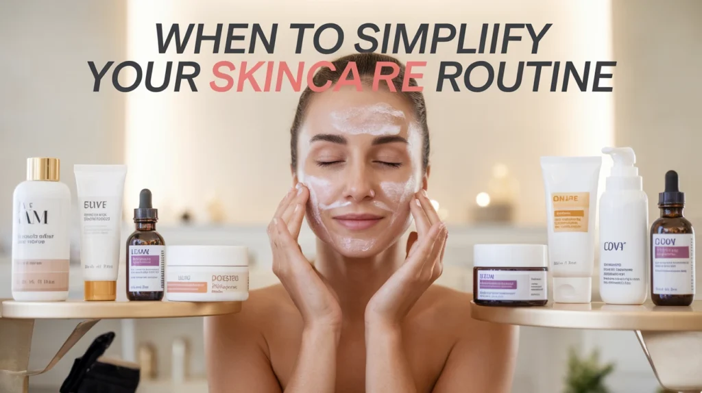 When to Simplify Your Skincare Routine