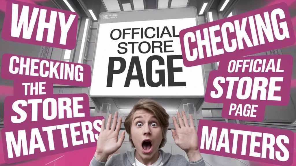 Why Checking the Official Store Page Matters