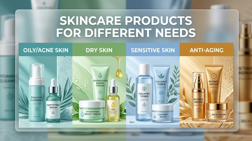 Skincare Products for Different Needs